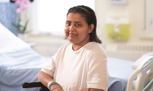 Image of a patient in the PACR program